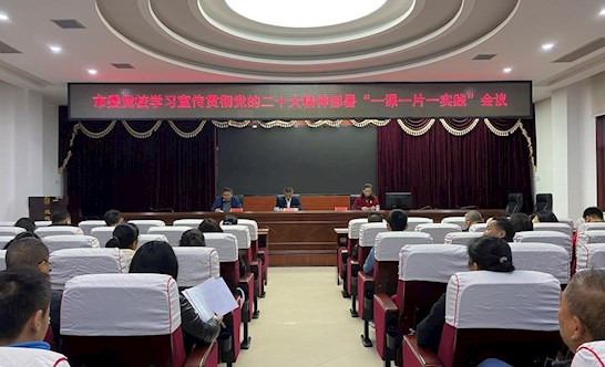 市委党校学习宣传党的二十大精神开展“一课一片一实践”活动