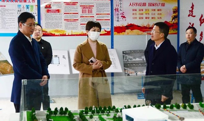 区领导走访调研重点企业与项目