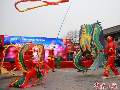 【我们的节日·元宵】正月十五 常德市文化馆这场广场文化活动好戏连台“闹”元宵